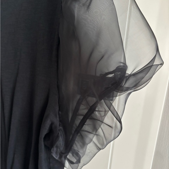Torrid Black Sheer Sleeve Top - Picture 4 of 4